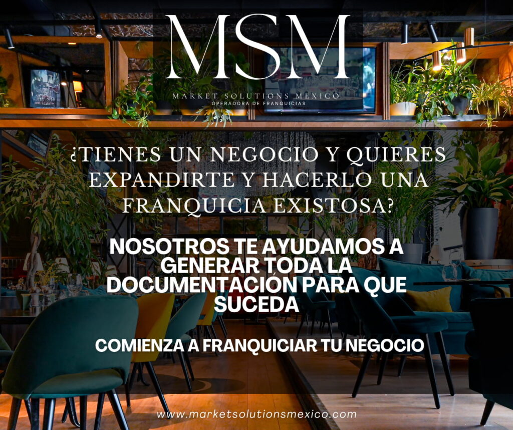 Branding, Registro de Marca, Asesoría para Constituir empresa, Creación de manuales, Creación de reglamentos de marca, Creación de reglamentos internos, Contratos necesarios para operar, Revisión o creación de Página de internet, Revisión o creación de Facebook, Revisión o creación de Instagram, Publicación de contenido en redes, Precio preferencial en expo- internacional de franquicias